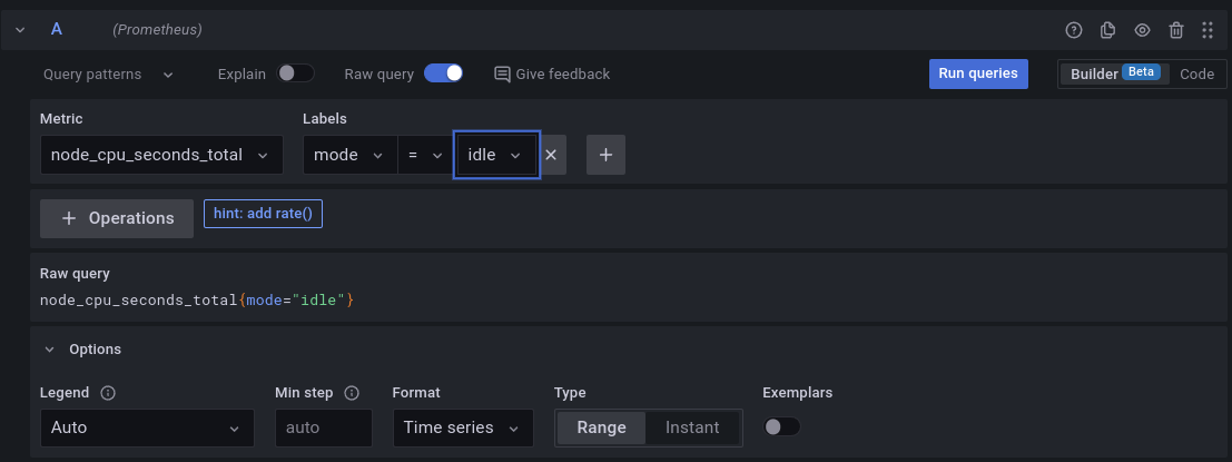 Grafana - New Dashboard